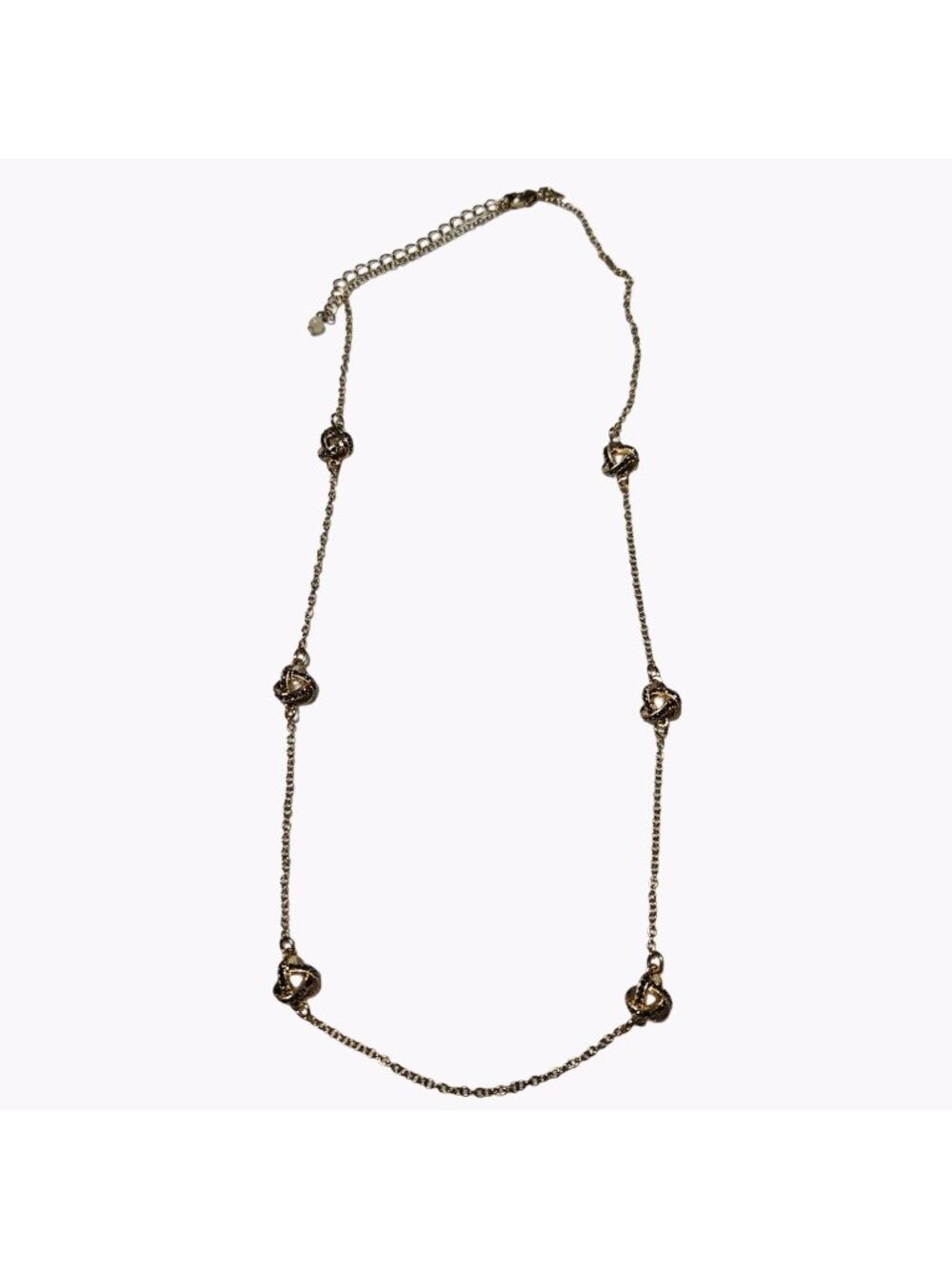 Elegant Black Gem Charm Chain Necklace Gold Tone Classic Fashion Jewelry Women